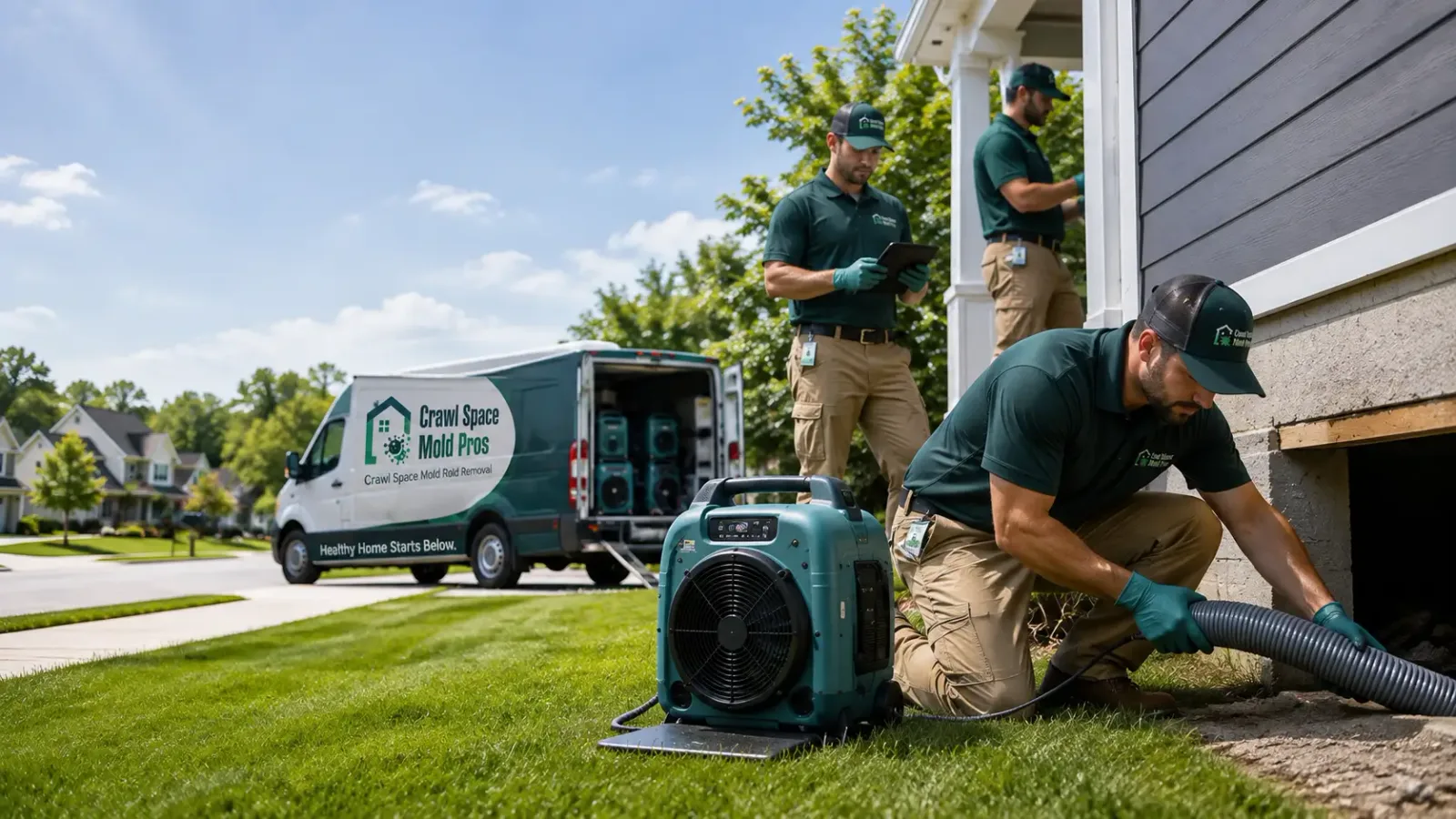 Crawl Space Mold Removal in Deepwater, NJ